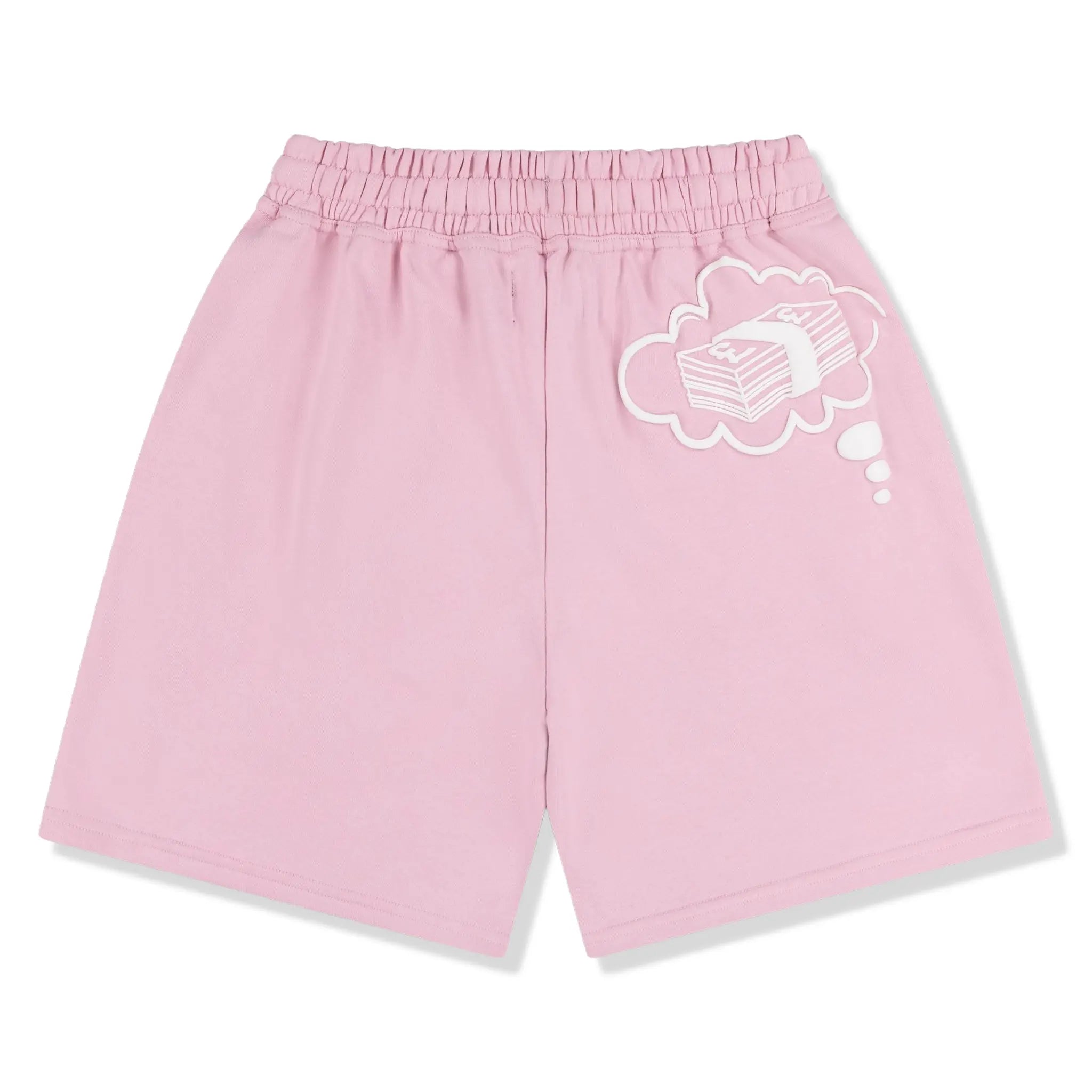 Back View of Fully Paid Dreams Pink White Shorts